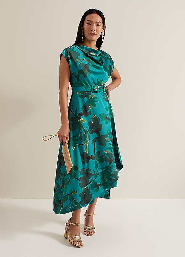 black jacquard midi dress Black Jacquard Velvet Asymmetrical Hem High Neck Midi Dress – AX Paris