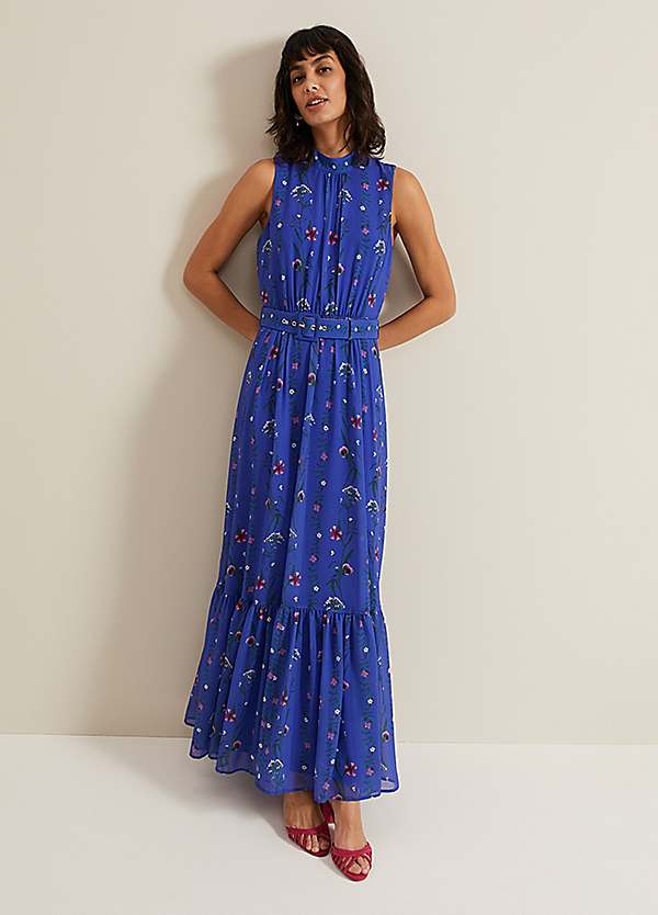 icy blue formal dresses A line sweetheart neck blue lace long prom dress, blue formal dress
