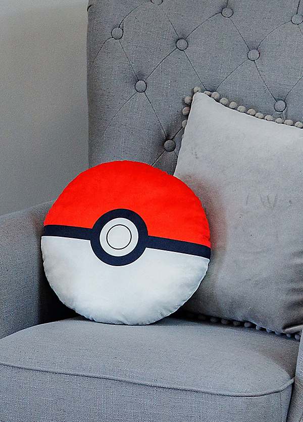 Pokemon Poke Ball 30x30cm Shaped Cushion