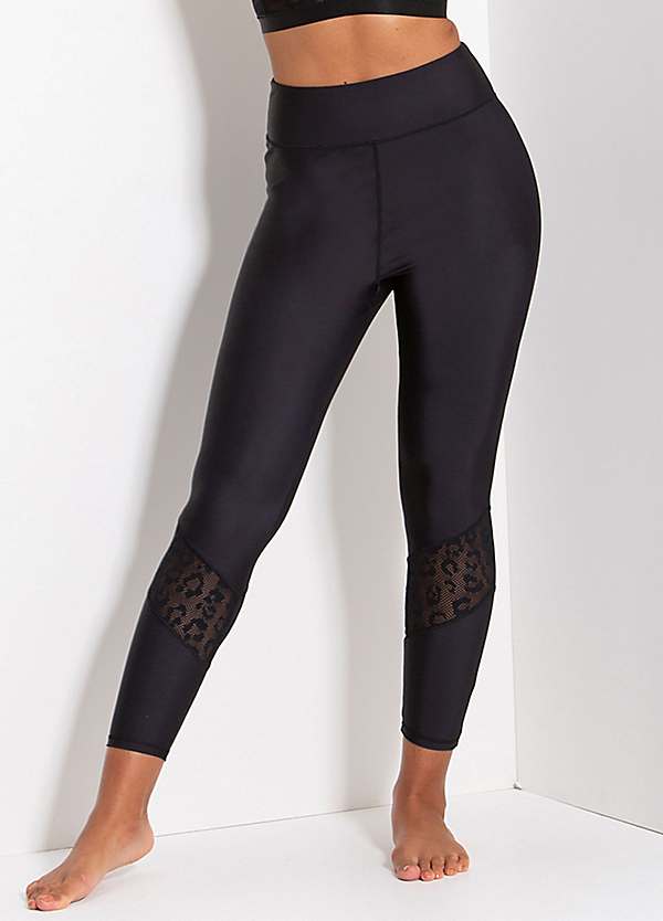 Leopard hotsell mesh leggings