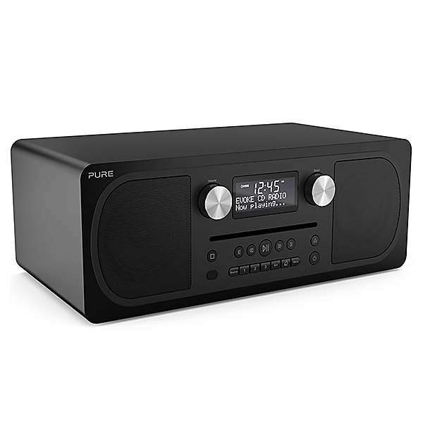 Pure Evoke C-D6 CD Player & DAB+ radio with Black | Kaleidoscope