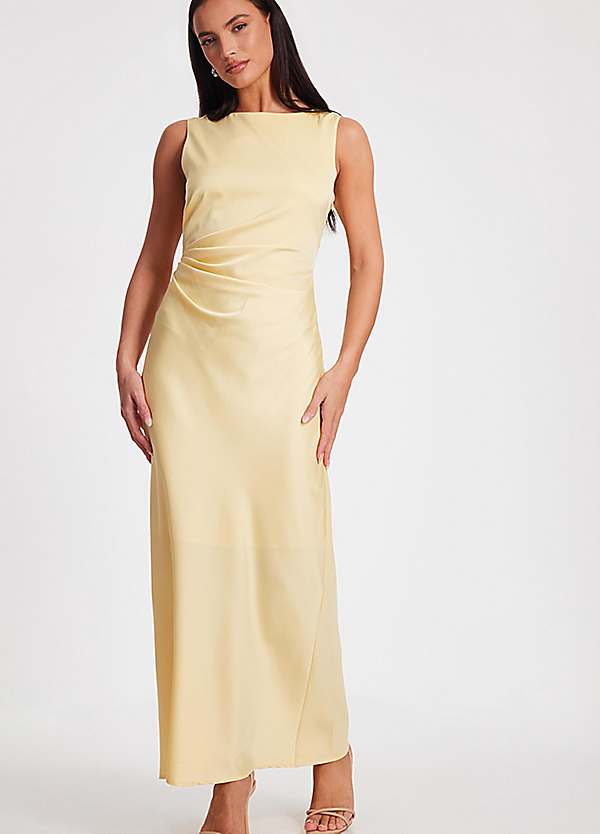 quiz satin dress Satin Dress Quiz Cold Shoulder Dress Quiz Women's Satin Ombre Cold Shoulder Midi Dress