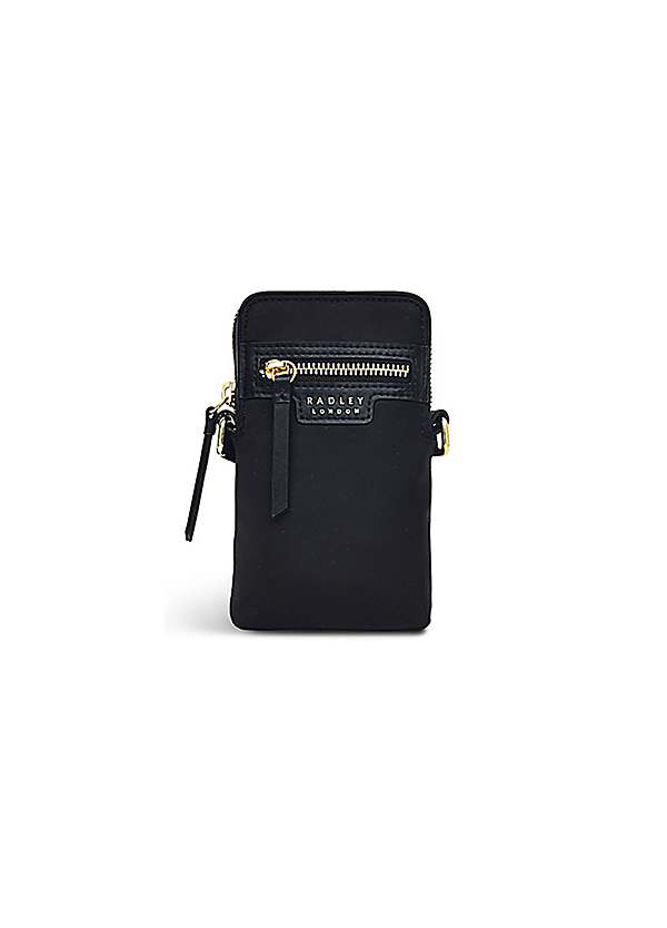 Radley London Black Finsbury Park Medium Zip Around Phone Crossbody Bag