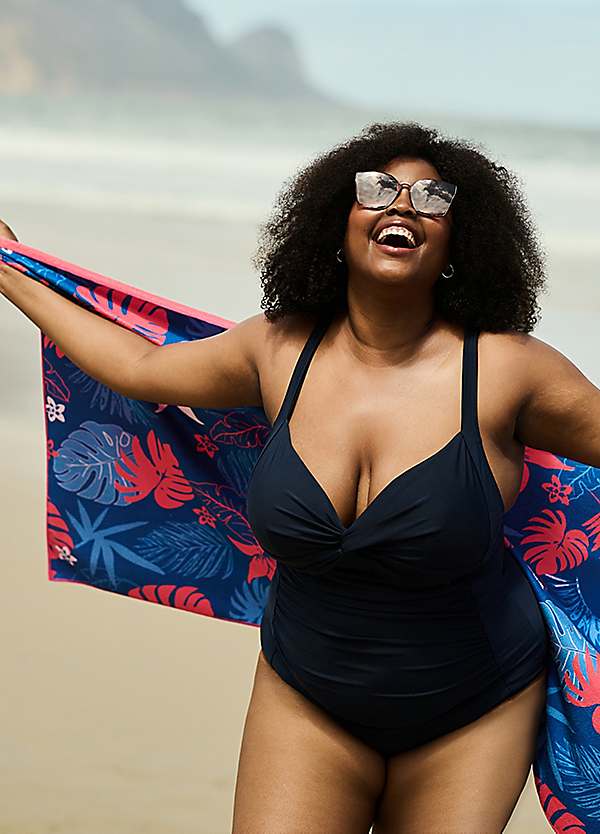 Tummy Control Large Size Swimming Costumes Womens Swimsuits Plus