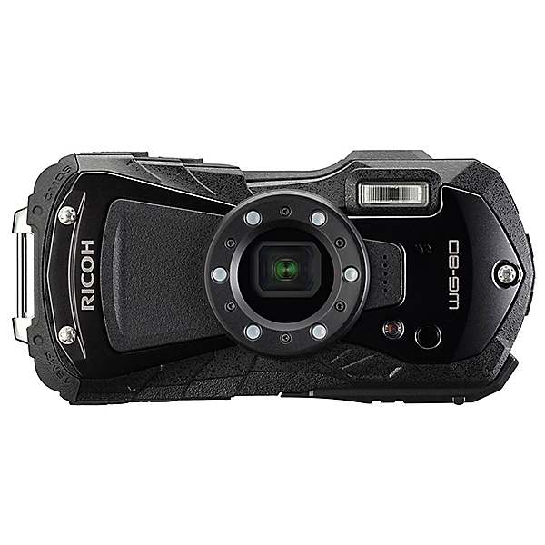 Ricoh WG-80 16 MP 5x Zoom Tough Compact Camera - Black