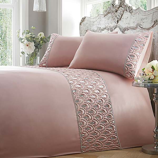 Ritz Pink Duvet Cover Standard, Pink Duvet Cover
