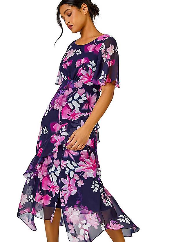 Roman Originals Roman Chiffon Dresses Roman Originals Floral