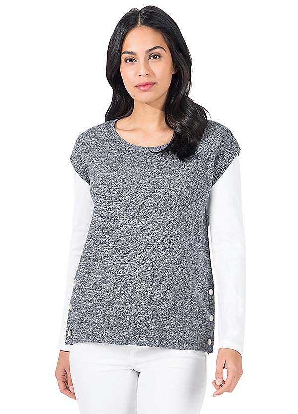 cotton sleeveless jumper