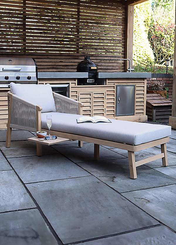 Royalcraft Roma Sun Lounger with Tray