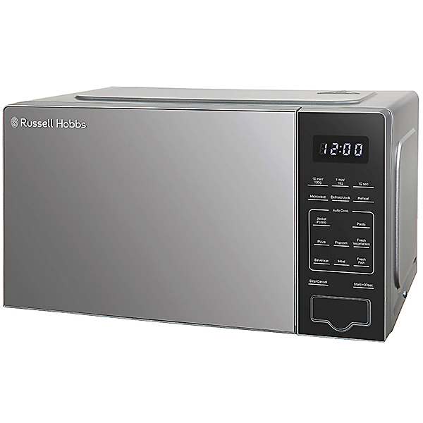 Russell Hobbs 20 L Silver Digital Microwave with Buckingham Quiet