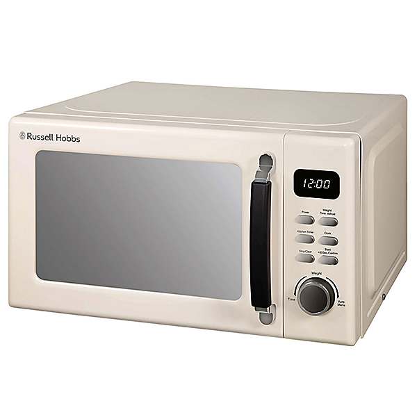 Russell Hobbs Retro Microwave 20L Digital Cream RHM2044C with