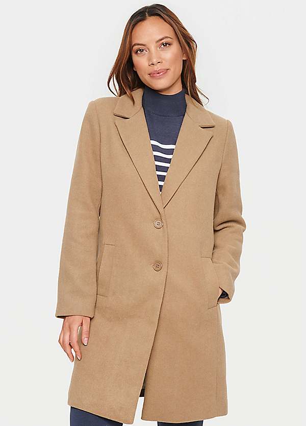 Single breasted coat on sale womens