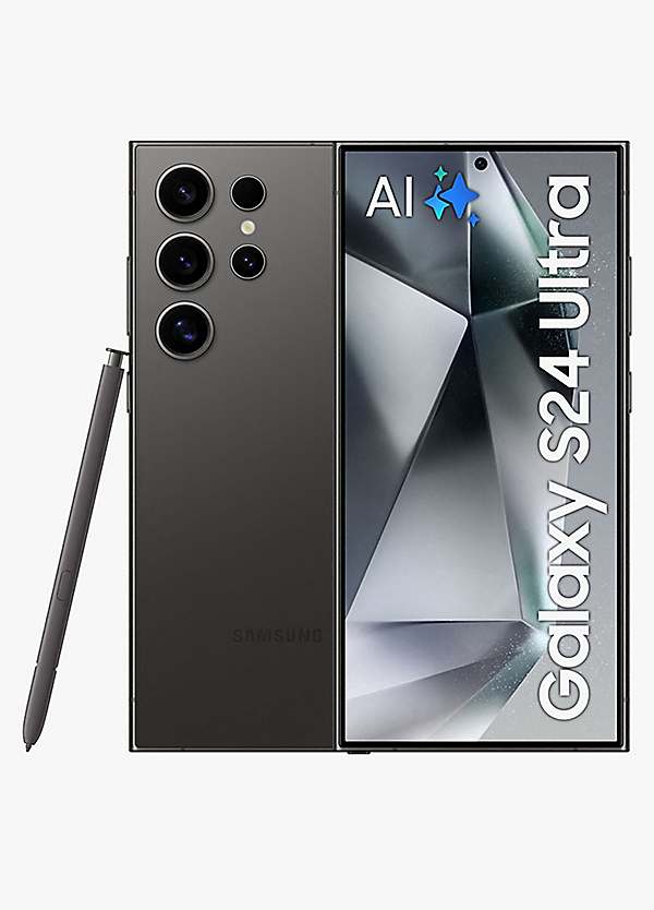Samsung Galaxy S24 Ultra 512GB Mobile Phone - Titanium Black