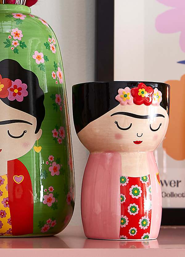 Sass & Belle Frida Lichaamsvormige vaas Veelkleurig