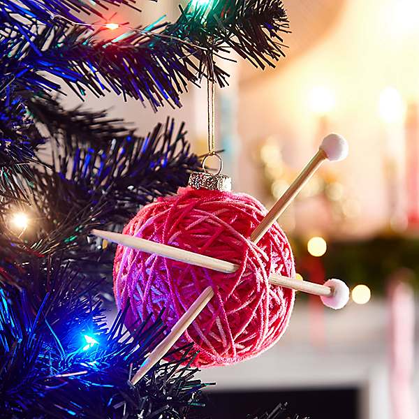The Seasonal Gift Co. Pink Wire Christmas Tree - 30 cm