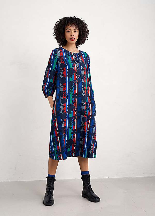 Seasalt Cornwall Multi Sea Call A-line Dress | Kaleidoscope