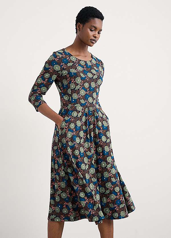 april cocktail dress Countryside Prairie Dress Marine Blue | Size XS