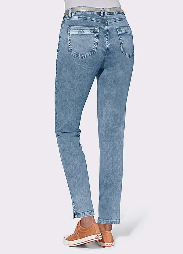 Jeans with flames clearance on the side