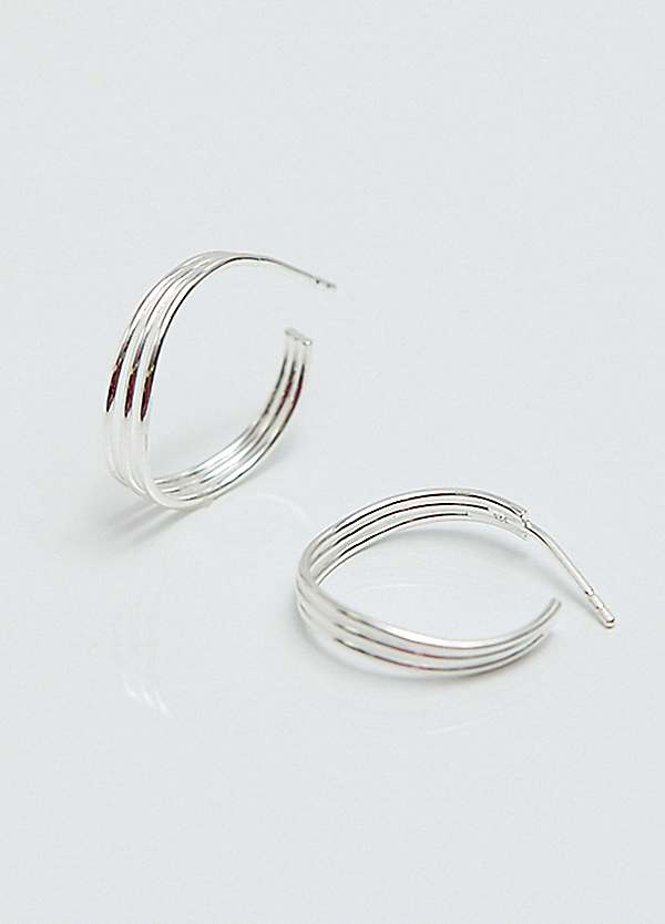 Simply silver hot sale sterling earrings