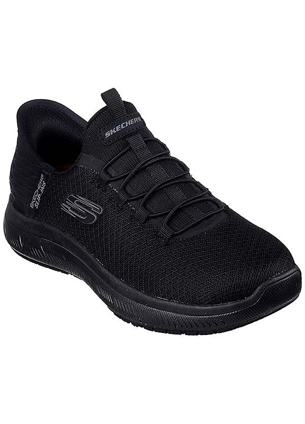 Skechers Ladies Black Summits SR Slip ins Enslee Trainers Kaleidoscope