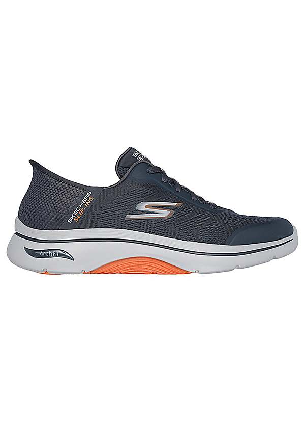 Skechers Men's, Gowalk Arch Fit ー Idyllic Sneaker Gray 12 M Skechers Men\u2019s Go Walk Arch Fit - Uk8