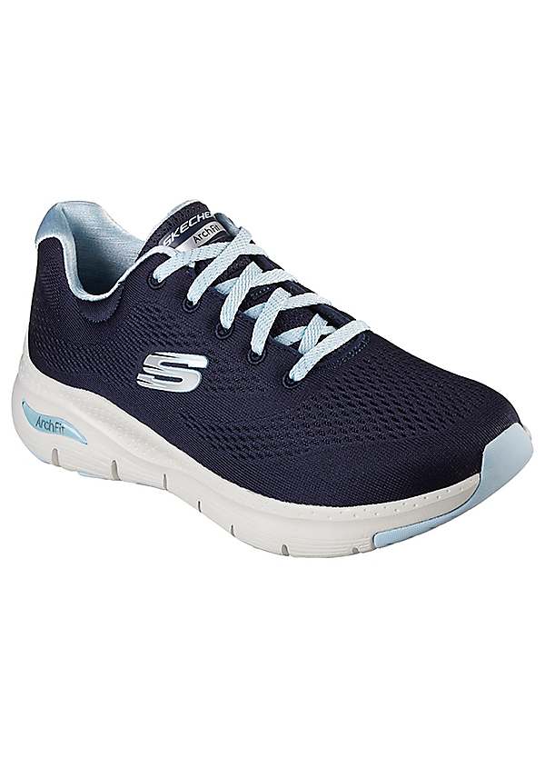 Skechers Mesh Navy Casual Pumps 