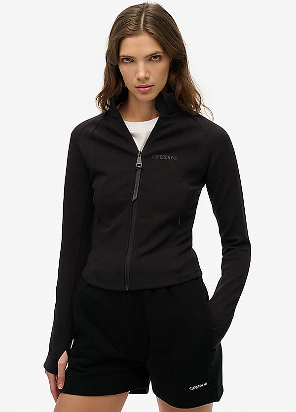Superdry Active Tech Fitted Track Top Kaleidoscope