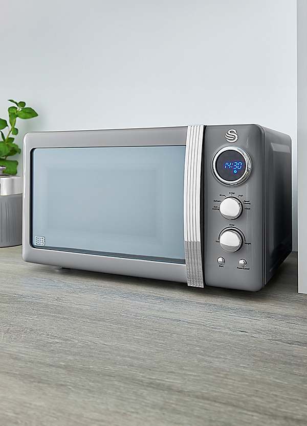 Swan chrome microwave new arrivals