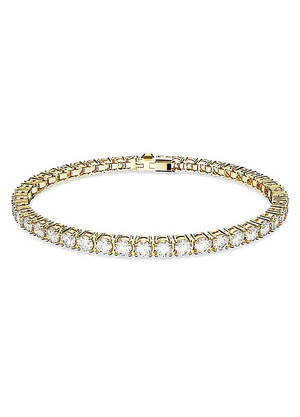 Diamond tennis bracelet on sale 10k white gold