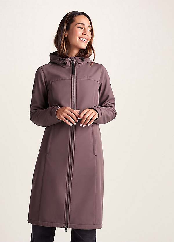 TOG24 Marina Women's Extra Long Softshell Jacket | Kaleidoscope