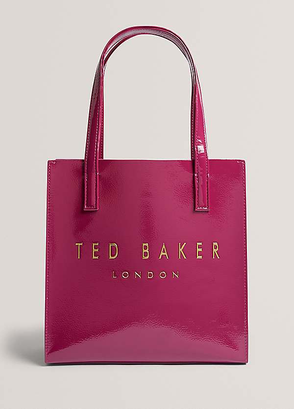 Ted Baker クリンコン ミニ アイコン トートバッグ Buy Crikon Wide Crinkle Texture Icon Tote Bag Black For