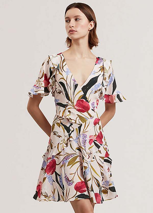 ☆Ted Baker☆ フラワープリントロマンティックドレス・ISSIIA♪ ☆Ted Baker☆ フラワープリントロマンティックドレス・ISSIIA