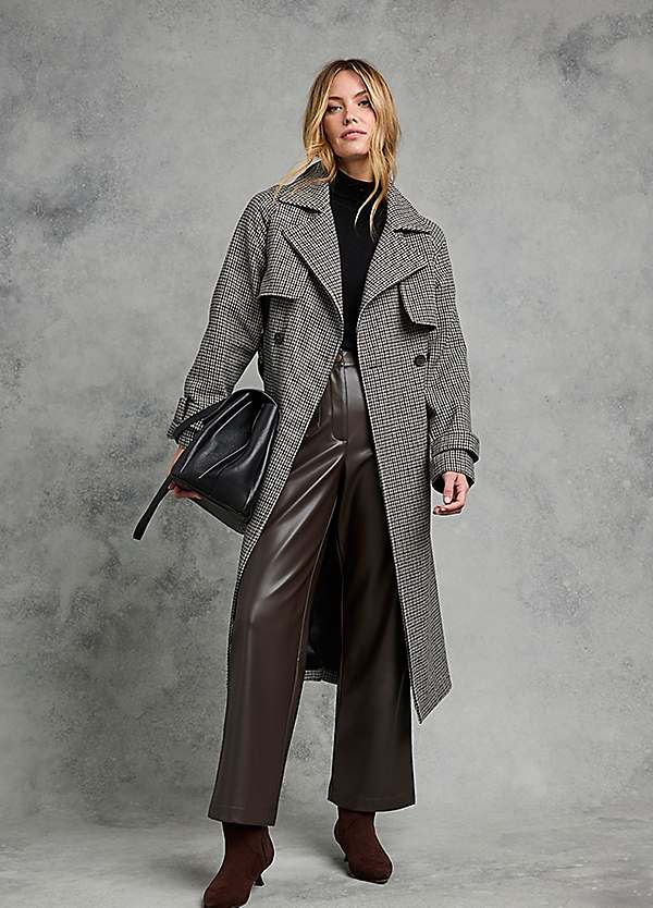 Together Check Trench Coat | Kaleidoscope