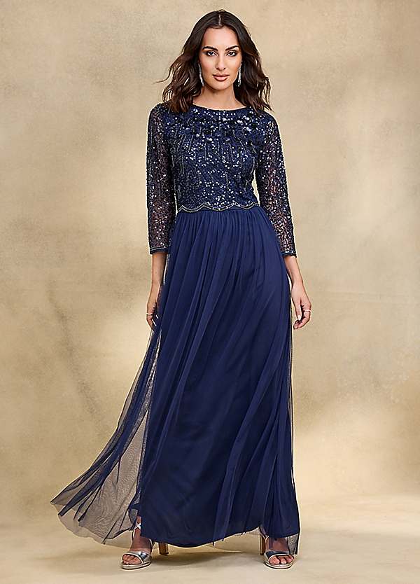 Together beaded best sale maxi dress