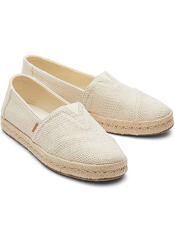 Toms Cream Alpargata Rope Shoes