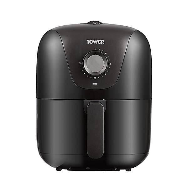 Tower T17062BF Vortx Manual Air Fryer 3L Black 1000W 1 Year Guarantee