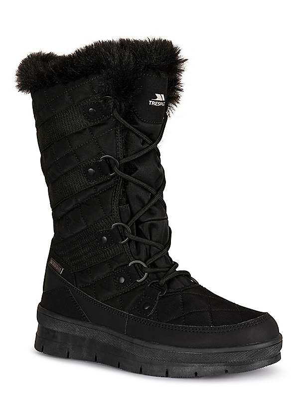 Trespass Evelyn Women s Black Snow boots Kaleidoscope
