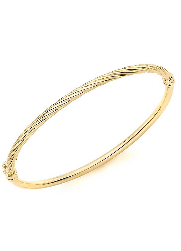 Tuscany Gold 9ct Yellow Gold Half-Twist 