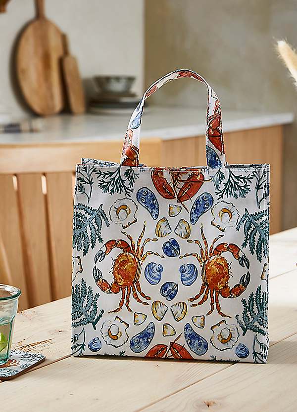 Ulster Weavers Shellfish Small PVC Shopper Bag Kaleidoscope