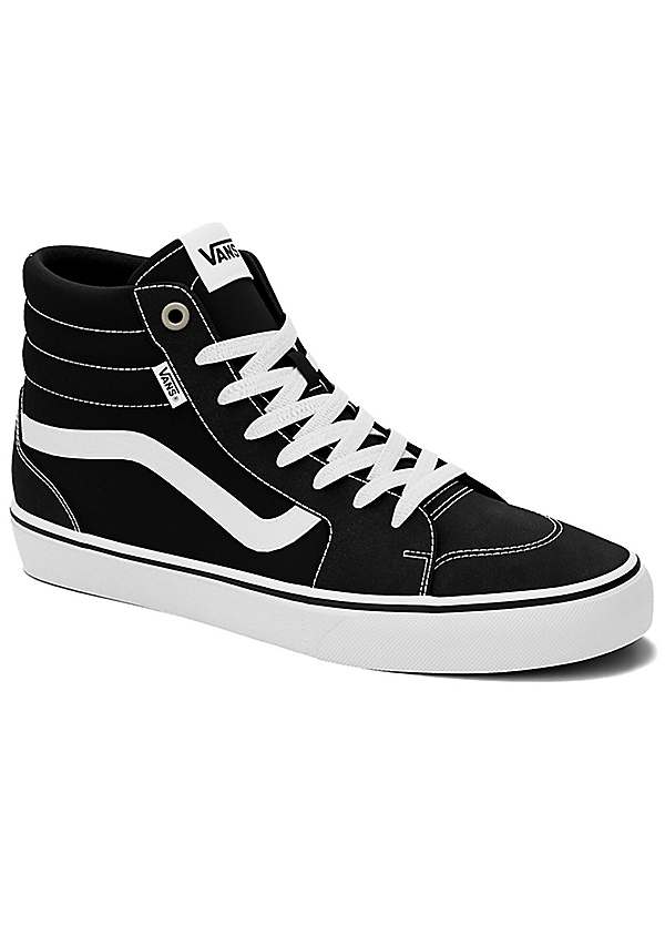 Vans Women s Black White Filmore Hi Trainers