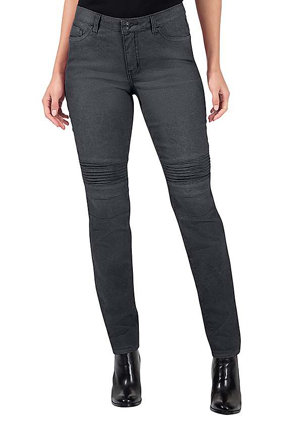 biker style skinny jeans