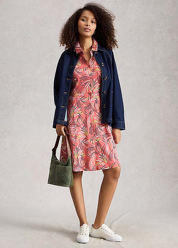 White Stuff Ria Jersey Shirt Dress | Kaleidoscope