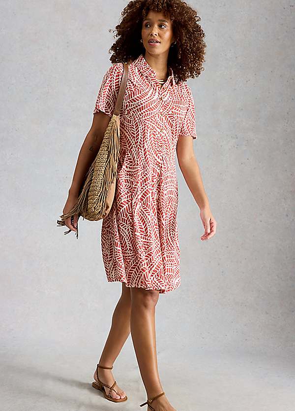 White Stuff Ria Jersey Shirt Dress | Kaleidoscope