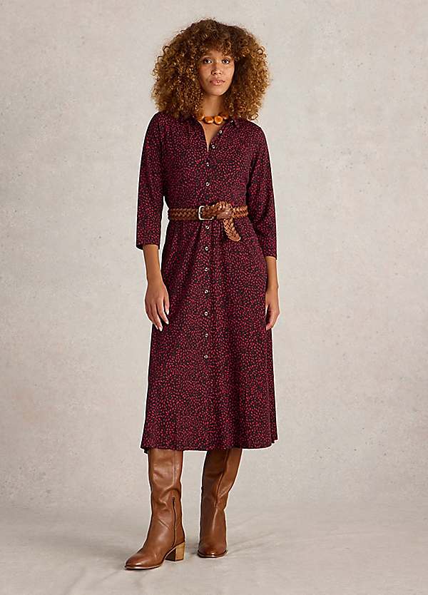 White Stuff Rua Jersey Shirt Dress | Kaleidoscope