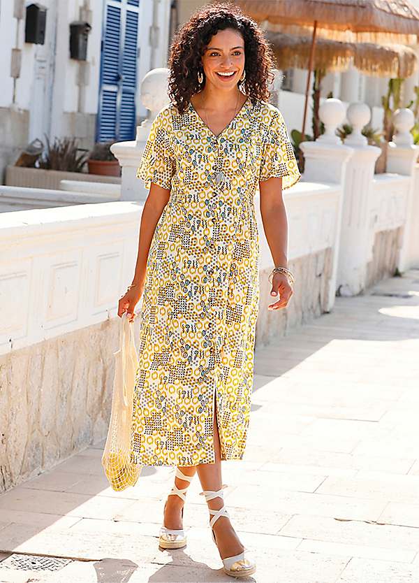 Witt A-Line V-Neck Dress