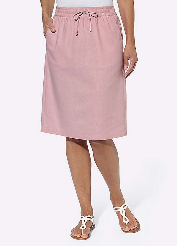 Elastic Waist Easy Drawstring Skirt Elastic Waist Skirt Diy A Line