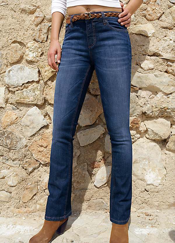 Stretchy Bootcut Jeans by bonprix