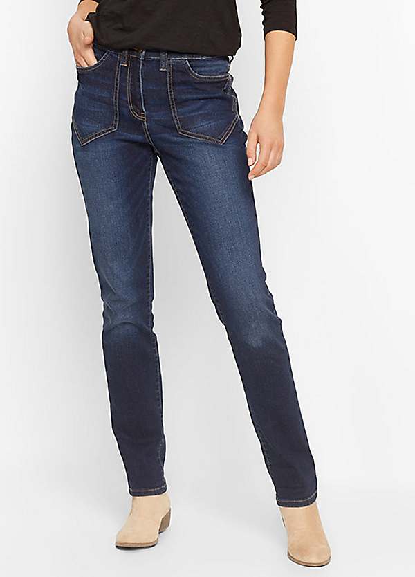 bonprix High Waisted Slim Jeans Kaleidoscope