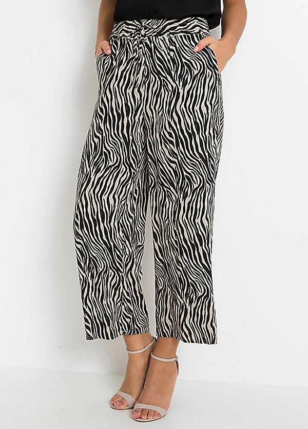 bonprix Printed Bootcut Culottes Kaleidoscope