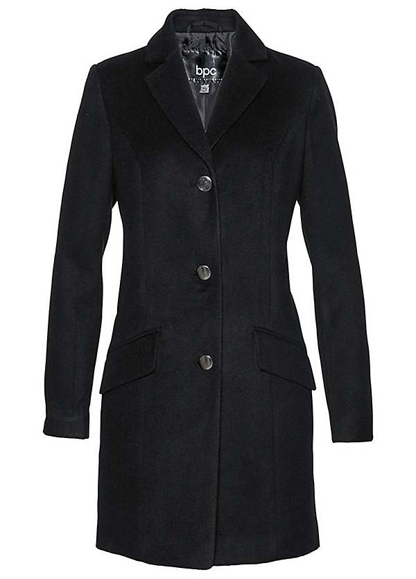 Long button down clearance coat